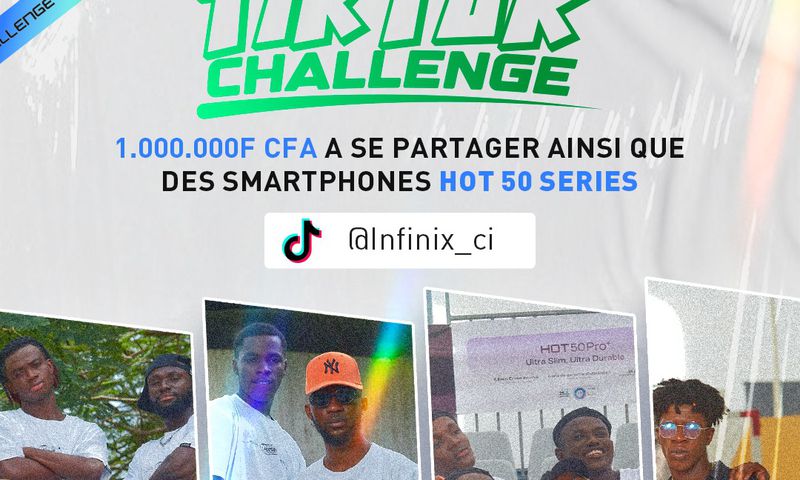 Infinix HOT 50 PRO+ : L’Allié ultime de la jeunesse dévoilé dans un challenge TikTok épique