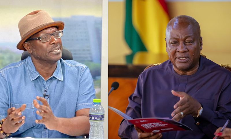 Professor Stephen Kwaku Asare and President John Mahama