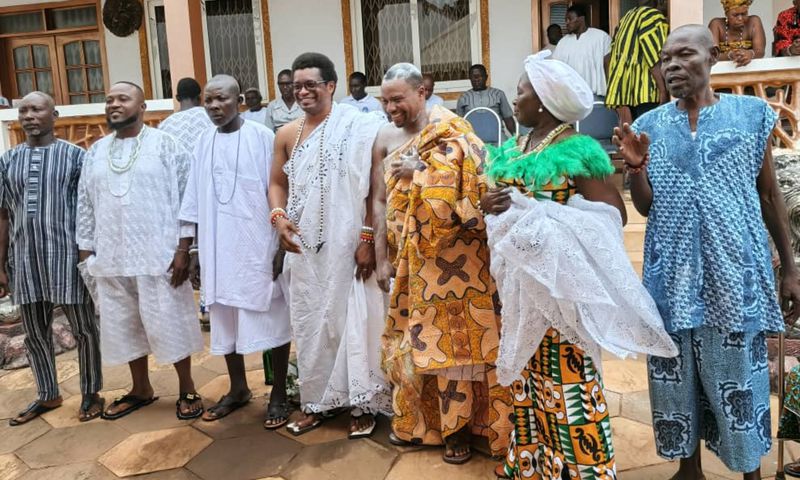 Annorwe Royal family installs Nii Sɛ Tetteh Djan as Regent Stool Father of Prampram