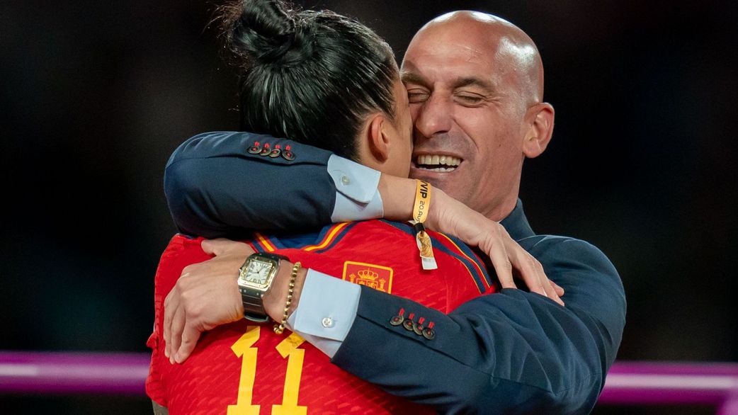 Luis Rubiales and Jenni Hermoso