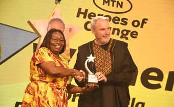 Dr Angela Dwamena-Aboagye Named Overall Winner of MTN Heroes of Change 2025