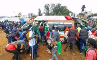 Violent stone fight leaves 66 football fans battling for life in Kenya (Video)