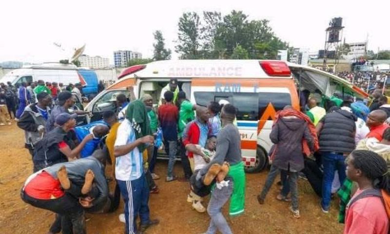 Violent stone fight leaves 66 football fans battling for life in Kenya (Video)