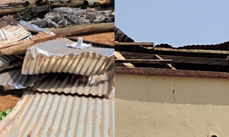 Rainstorm kills 7-year-old girl, destroys several shops in Damongo
