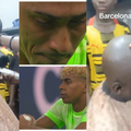 Barcelona fan painfully gets ‘Sakora’ cut by friends after Inter Milan defeat (Video)