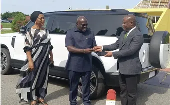 Pres. Mahama’s 2 car gifts