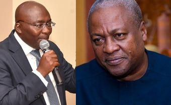 Dr Mahamudu Bawumia and John Mahama
