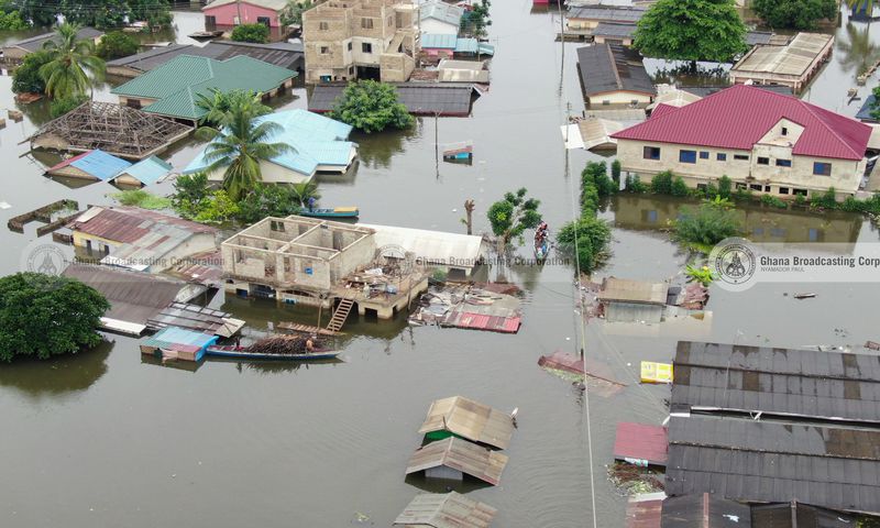 Akosombo Dam spillage