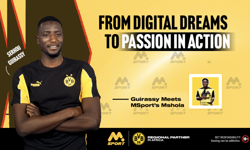MSport's MShola meets Serhou Guirassy: From digital dreams to passion in action