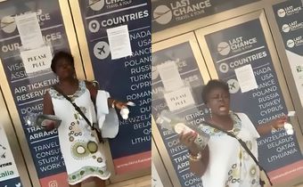 Food seller enters travel agency with schnapps, eggs to curse CEO over visa [Video]