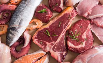 Raw or undercooked meat and poultry