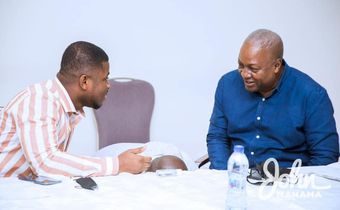 Sammy Gyamfi and Mahama