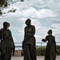 Nana Akua Addo and her daughters