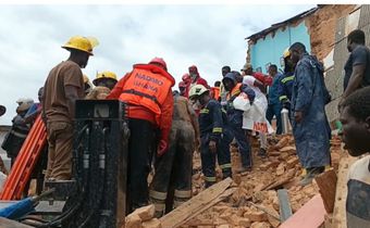 Old woman dies, one still missing in Cape Coast building collapse