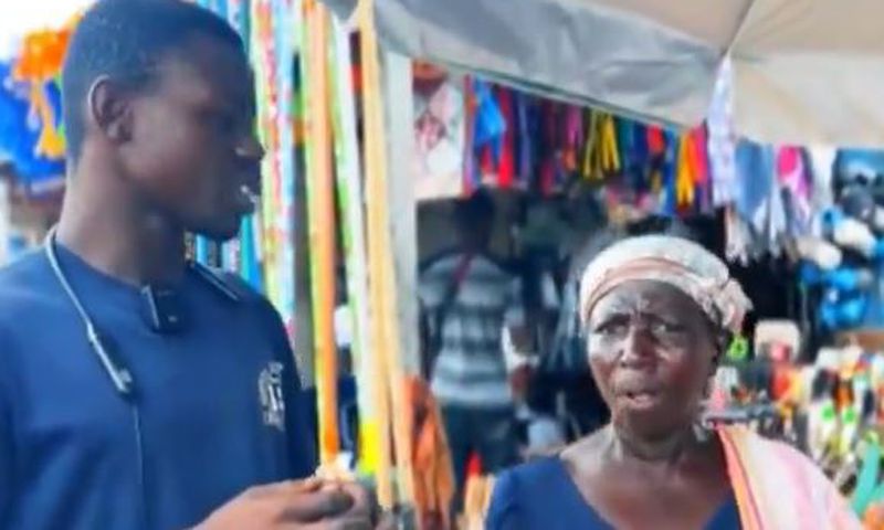 'Ghanaians should let Mahama be president for 8 more years' - Market woman (Video)