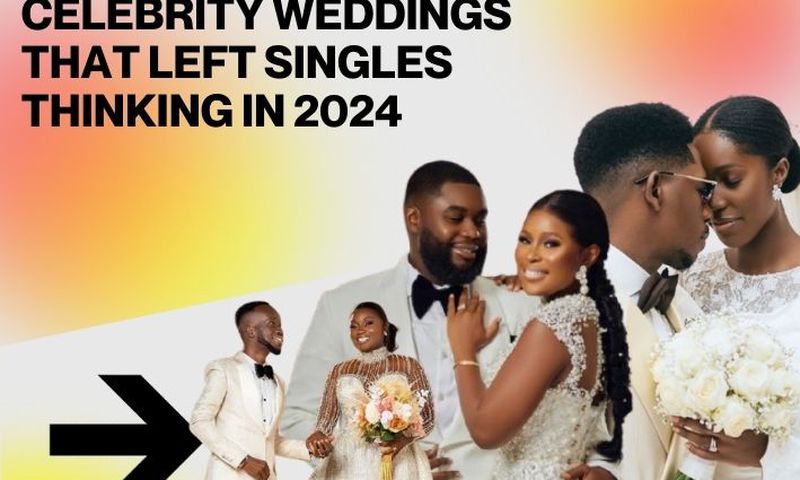 Top 5 Ghanaian celebrity weddings that left singles thinking