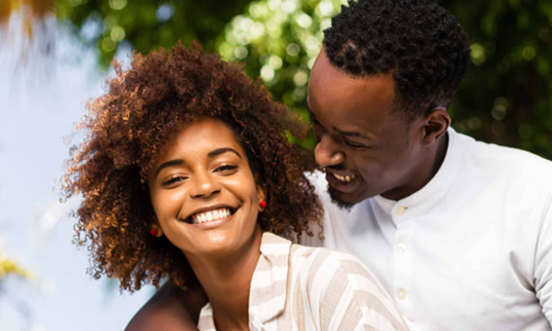 A happy couple