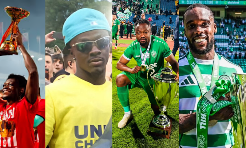 Ghanaian players who won trophies with their clubs in the 2024/25 season