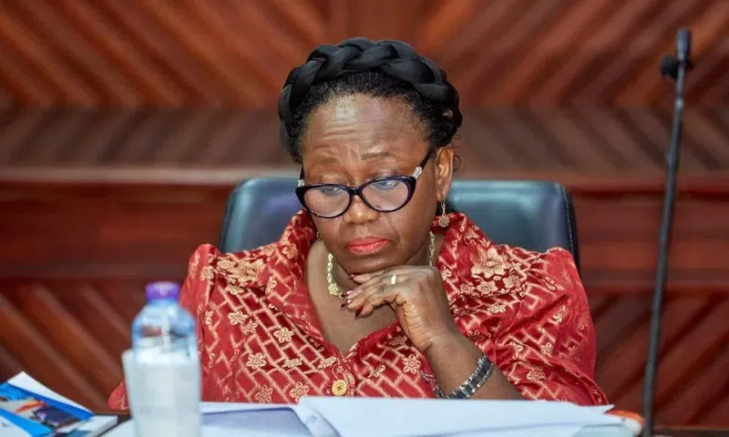 suspended Chief Justice, Her Ladyship Gertrude Araba Sackey Torkonoo.