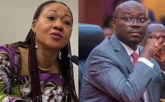 EC Chairperson Jean Mensa and Finance Minister, Dr Cassiel Ato Forson