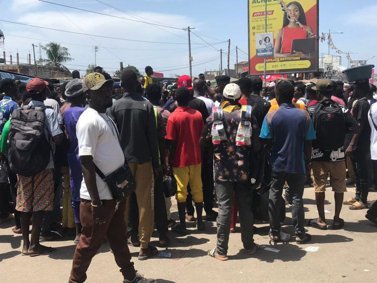 Kasoa: 4 injured in violent clash between traders and task force