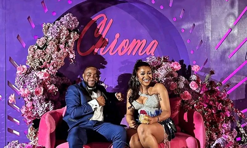 Davido throws his wife Chioma a surprise birthday bash
