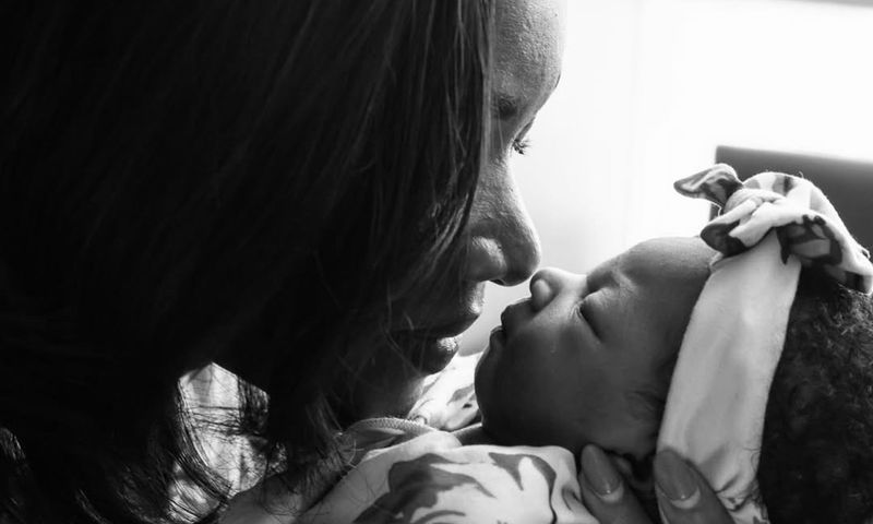 Wofai Fada and her baby girl [Instagram/@wofaifada]