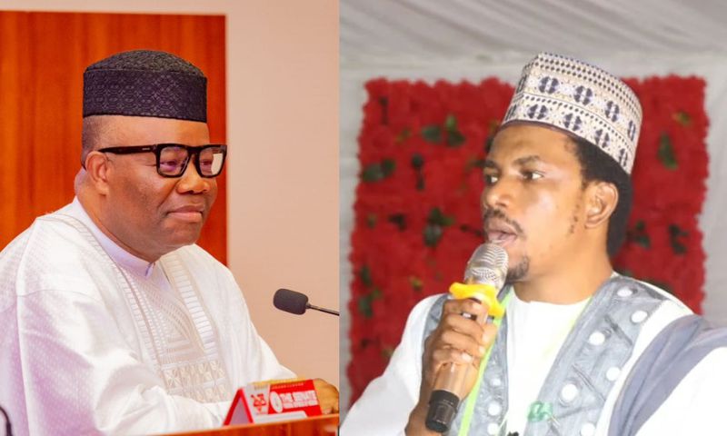 L-R: Senate President Godswill Akpabio and Senator Elisha Abbo.