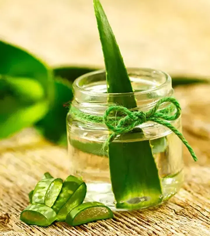 Tea tree oil and aloe vera [Momjunction]