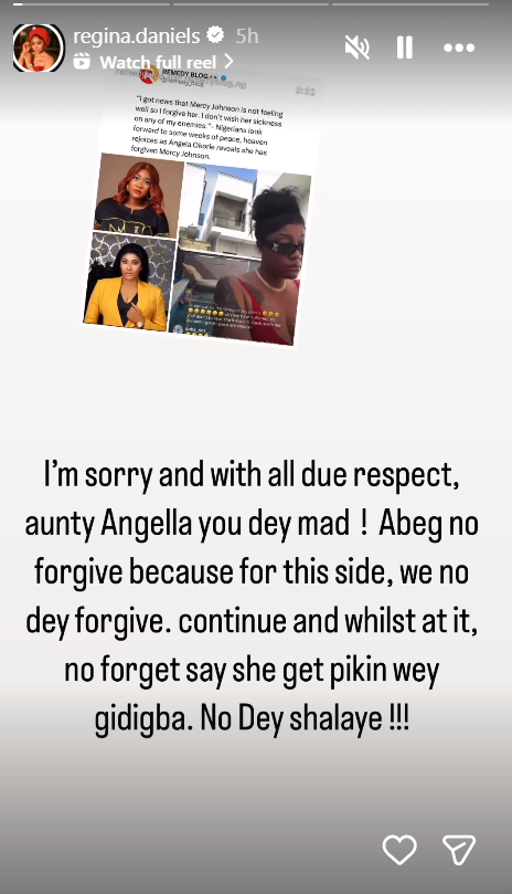 ‘You Dey Mad!’: Regina Daniels and Angela Okorie clash
