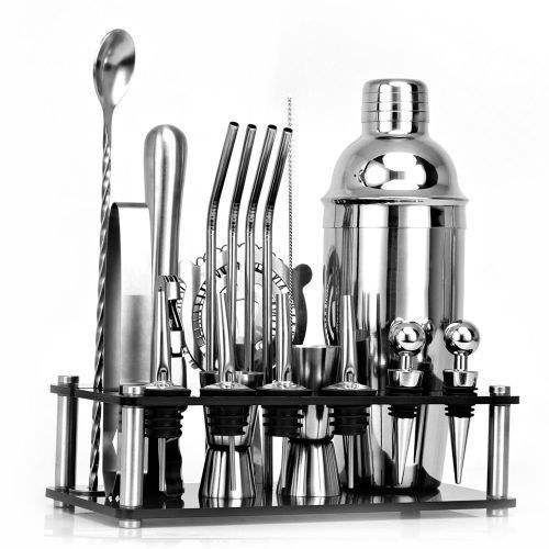 20-Piece Cocktail Shaker Set (Stainless Steel)