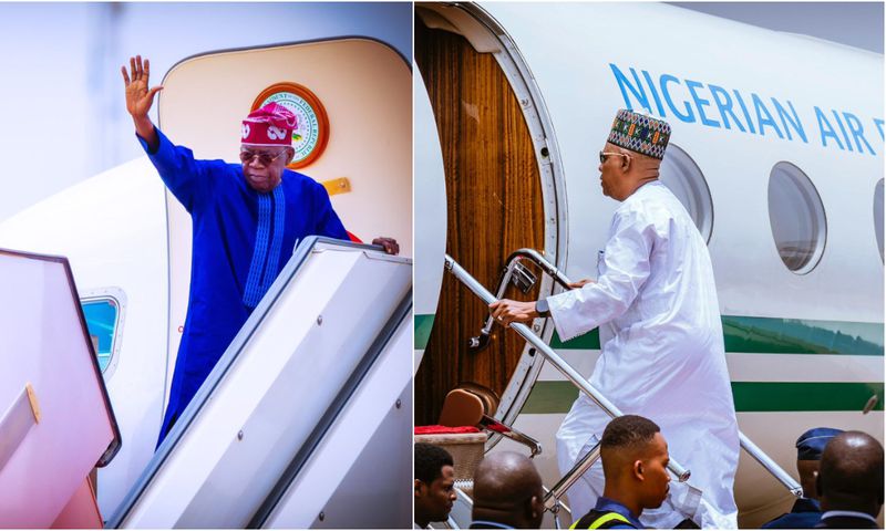 L-R: President Bola Tinubu and Vice President Kashim Shettima [X, formerly Twitter]