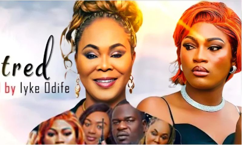 The former Minister of Women Affairs, Uju Kennedy-Ohanenye, starred in a new movie project titled "Hatred".