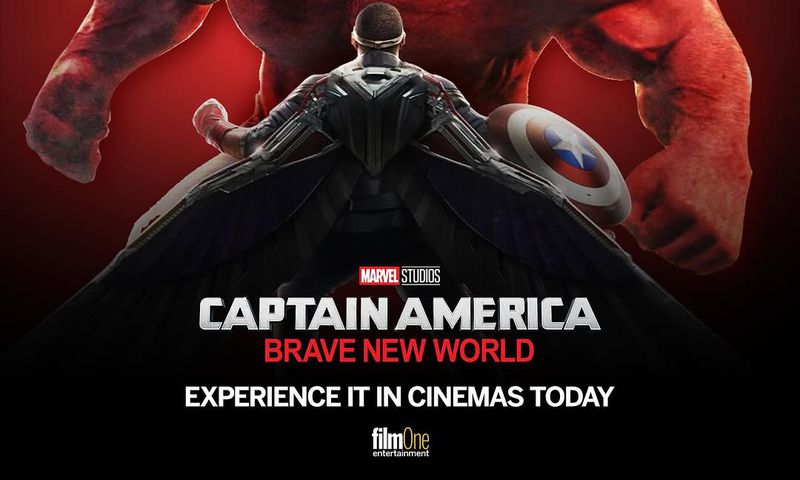 ‘Captain America: Brave New World’ inches toward ₦300 Million at the Nigerian Box Office [Instagram/@filmoneng