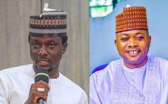 L-R: Hon. Akus Lawal, and Governor Usman Ododo of Kogi State. [X, formerly Twitter]