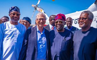 PHOTOS: Tinubu, Bill Gates, Otedola visit Dangote's billion-dollar refinery