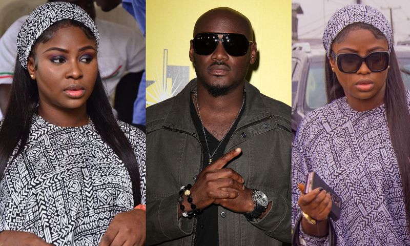 L-R: Natasha Osawaru Irobosa and Nigerian music icon Tuface Idibia. [Instagram/Getty Images]