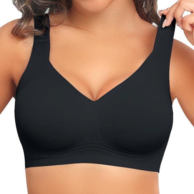 Pose Free Seamless Wireless Supportive Push Up Bra