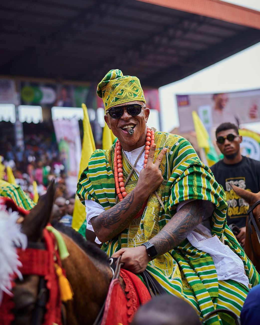 Ojude Oba returns as King of Steeze, Farooq Oreagba, dazzles again