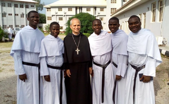 Pope Leo XIV during his visit to Nigeria in 2016. [X, formerly Twitter]