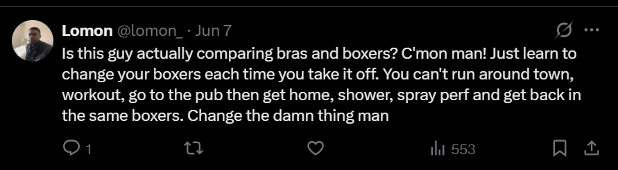 Three days, one boxer? Nigerian Twitter clashes over hygiene — Here’s what science says