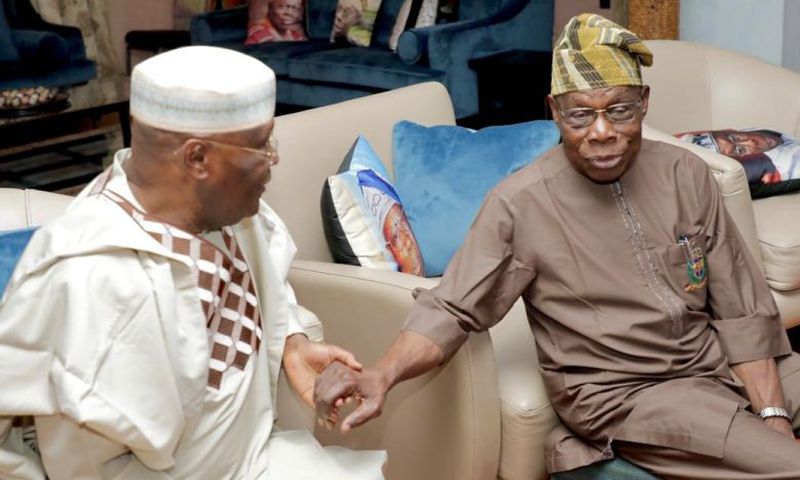 L-R: Former Vice President Atiku Abubakar and ex-President Bola Tinubu. [X, formerly Twitter]
