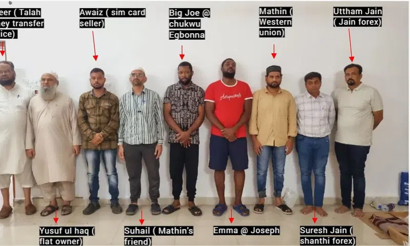 2 Nigerians among an international drug cartel arrested by Indian Police