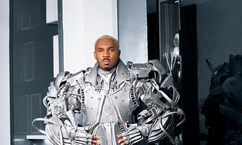 PHOTOS: Pretty Mike steals the show at AMVCA 2025 with exosuit