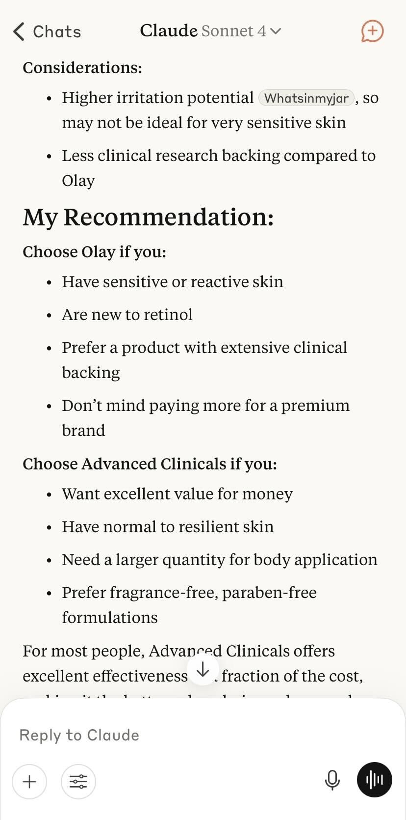 Claude Feedback
