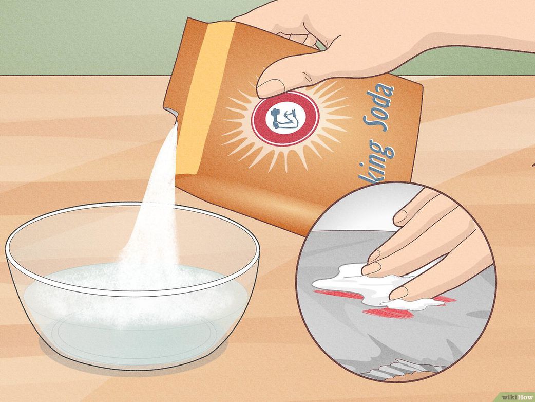 Use baking soda [wikiHow]