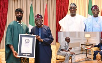 Tunde Onakoya and Segun Showunmi were victims of criticism for accepting the invitation of President Bola Tinubu. [X, formerly Twitter/@SegunShowunmi, @officialABAT and @channelstv]