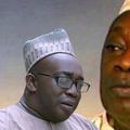 Jamiu Abiola and his father, late Chief Moshood Kashimawo Olawale (MKO) Abiola.
