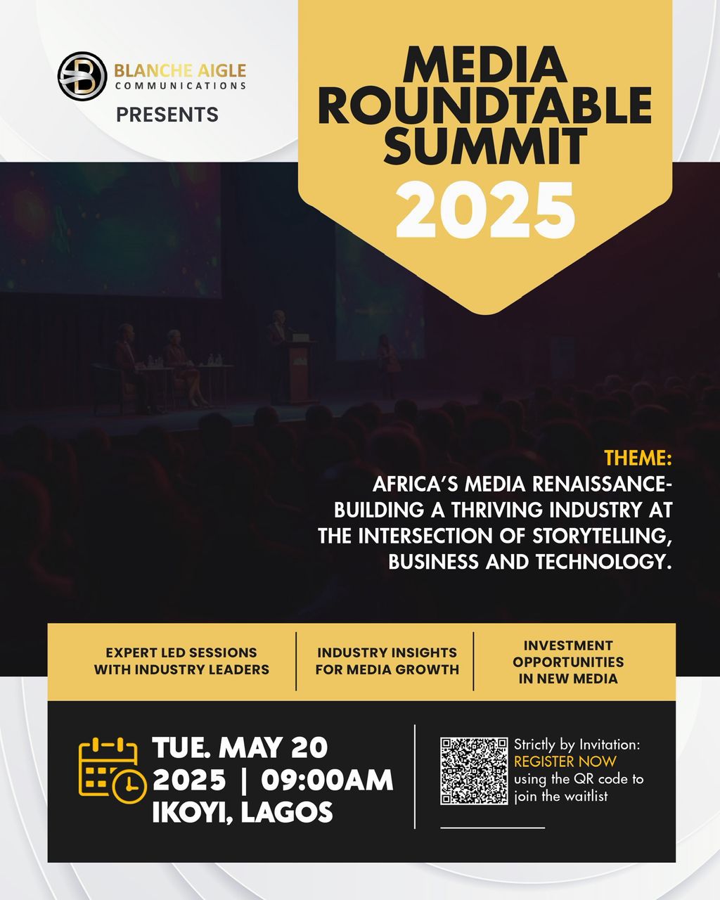 Blanche Aigle Communications Set to Drive Investment Opportunities for Media Industry in Nigeria with Media Roundtable Summit