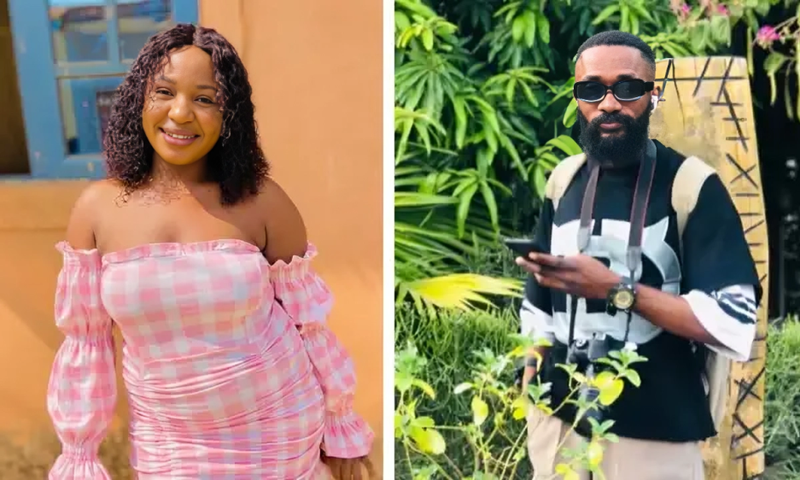 L-R: The deceased Salome Adaidu and her suspected killer, Timileyin Ajayi. [BBC]